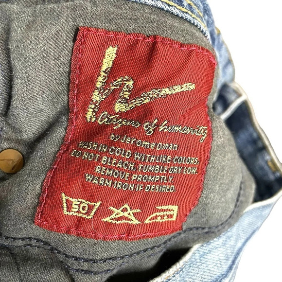 Citizens of Humanity Ingrid 002 Stretch Distressed Low Waist Flair Jeans Size 30 - Picture 15 of 17